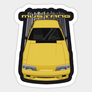 Mustang 1987 to 1993 Fox - Yellow Sticker